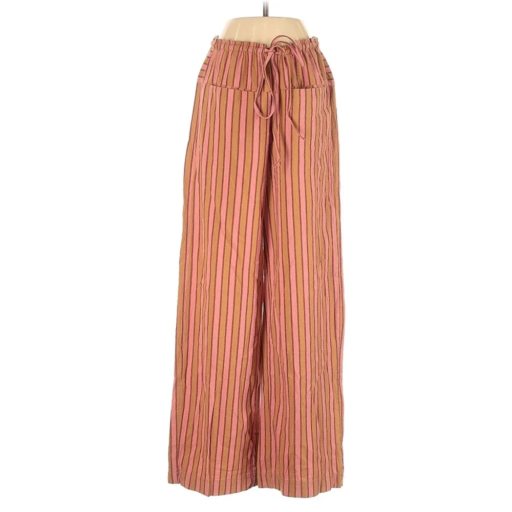Free People Stripped Pants - Picture 1 of 4